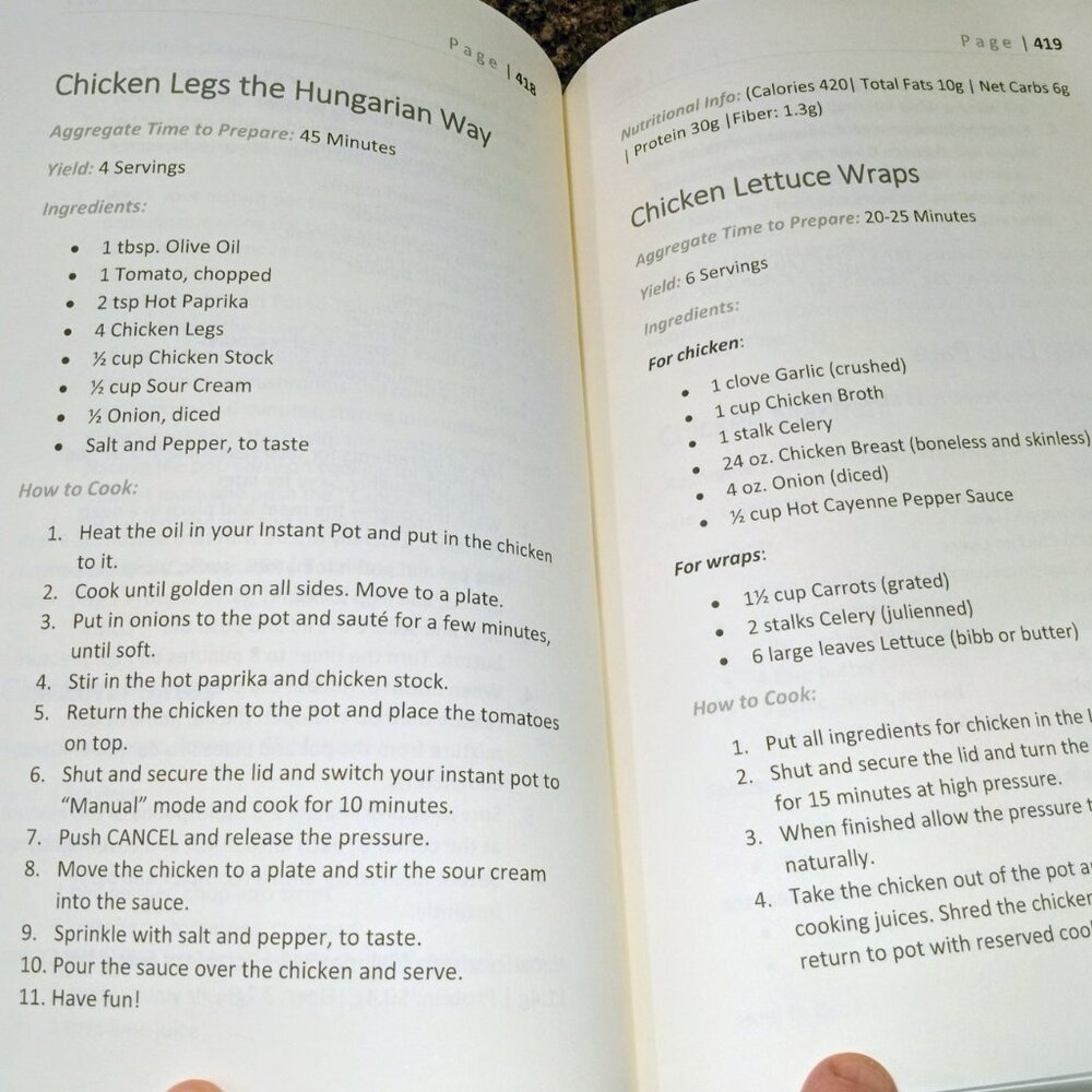 Instant Pot Cookbook - Picture 4 of 5